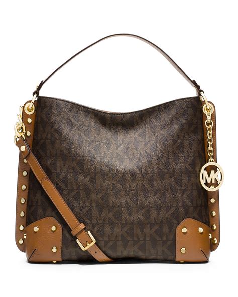 michael kors brown medium purse|solid brown Michael Kors purses.